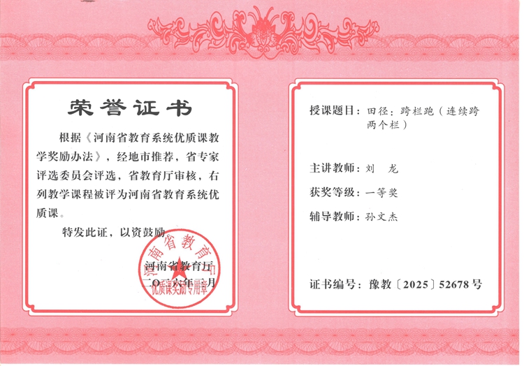 省级优质课一等奖刘龙